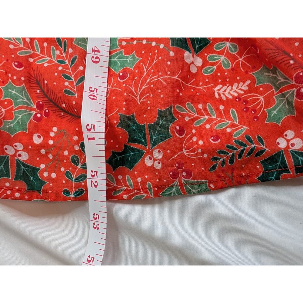 Ivy City Co Christmas Holly Midi Dress Size Small - Picture 10 of 11